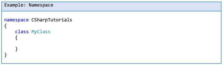 Namespace